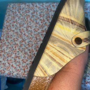 Vintage Birkenstock Boston Birkis size 38 Fun Fall Colors